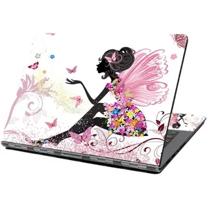 Laptop  Sticker Decal,12" 13" 13.3" 14" 15" 15.4" 15.6 inch Personalized Laptop Vinyl  Sticker Cover Art Decal Universal Protector Notebook PC Cover Case (Beautiful Girl)
