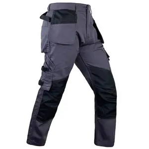 Skylinewears Men’s Work Casual Tactical Cordura Knee Carpenter Construction Utility Cargo Work Trousers Pants