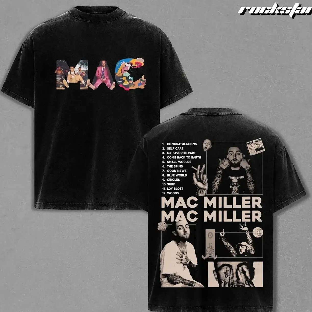 Classic Mac Miller T-Shirt, Vintage Hip Hop Graphic Apparel, Unisex Seamless Cotton Shortsleeve Streetwear