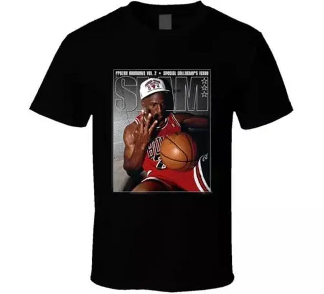 Michael Jordan 3 Championships Slam Magazine T Shirt