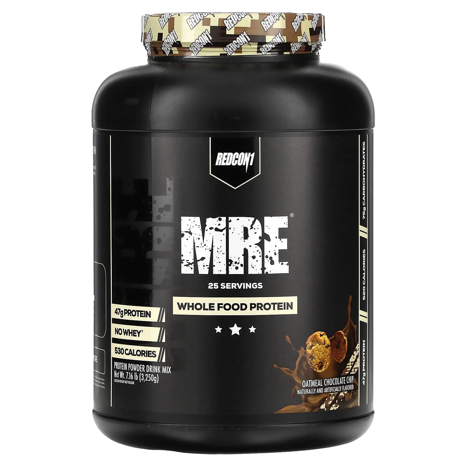 Redcon1 MRE, Whole Food Protein, Oatmeal Chocolate Chip, 7.16 lb (3,250 g)