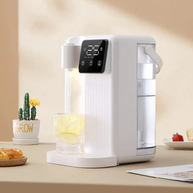 CNCEST 2200W Countertop Instant Hot Water Dispenser, 3-Second Heating, 13 Temperature Settings, 3 Water Volume Options, 0.79 Gal Tank with Carbon Filter for Tea, Coffee, Countertop Water Dispenser