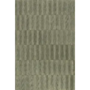 Starke Checked Wool Area Rug