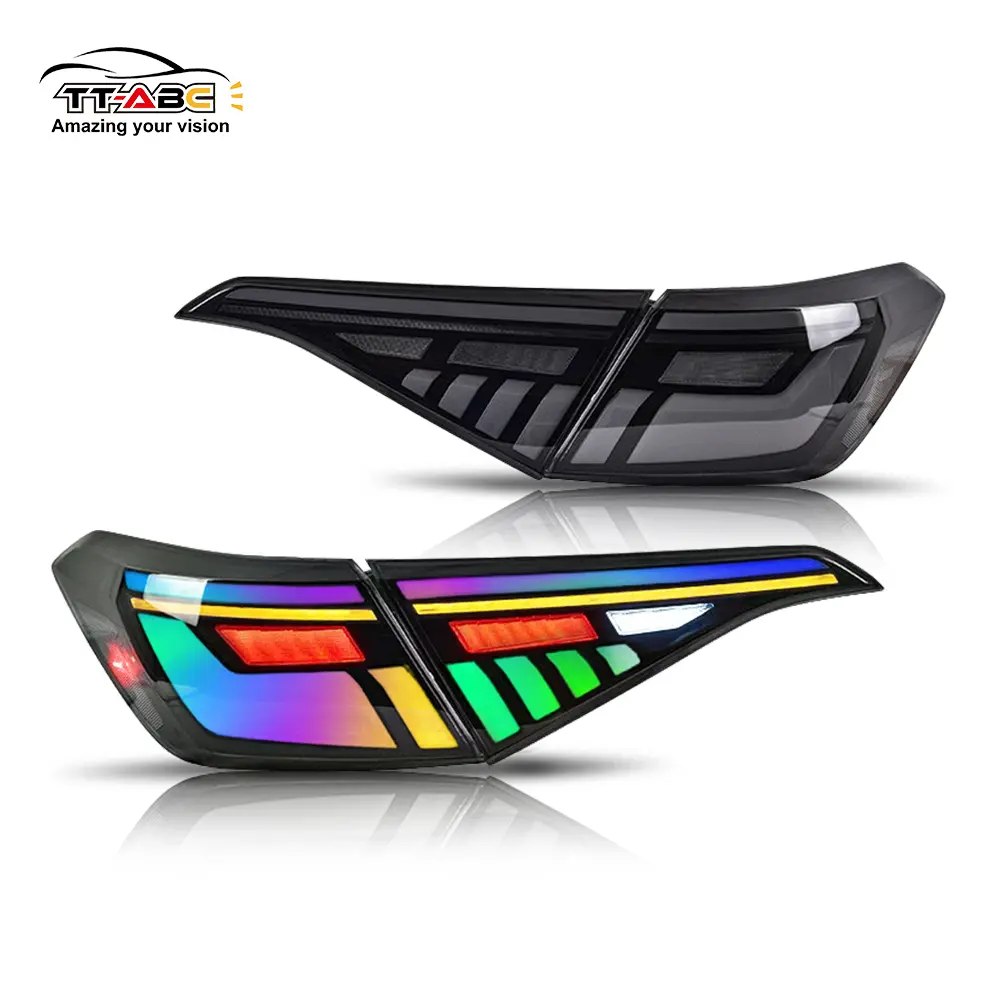 TT-ABC RGB LED Tail Lights for 11th Gen Honda Civic 2022-2025, Modern Sequential LED Technology Lamps, Vehicle Rear Lighting Upgrade, Versatile Compatibility, Aero Saddle Aluminum Bike Fit, Manufacturer Warranty, Upgrade Vehicle's Rear Lighting