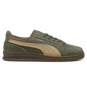 PUMA Mens Indoor R Suede Lace Up Sneakers Shoes Casual - Green