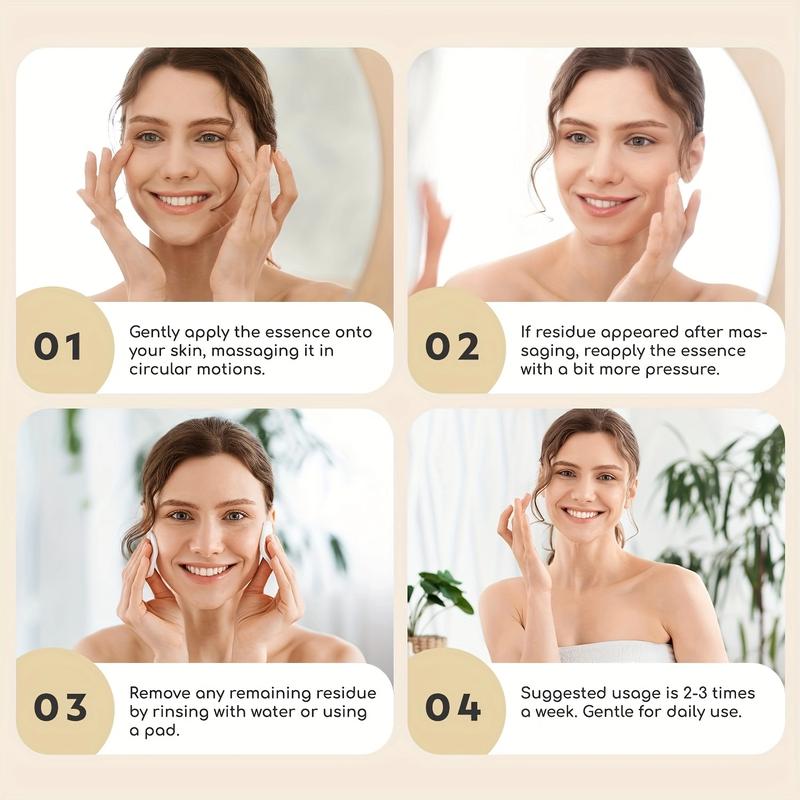 Jungshea Bean Essence: Gentle exfoliation ,Anti-Aging & Skin Glow Serum,Hydrate, Brighten & Revitalize Your Skin! Skincare