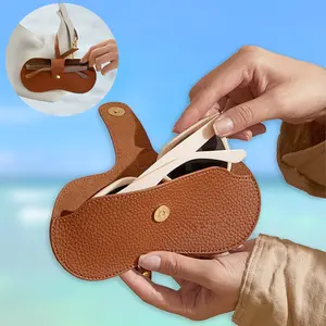 Stylish Eyeglasses Bag, 1 Count Portable Sunglasses Bag, Back To School Fashionable Glasses Storage Organizer Bag, Glasses Case for Travel and Daily Use