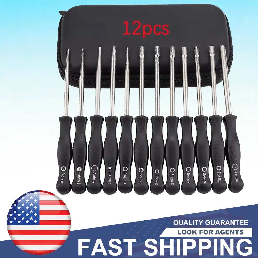 12pcs Screwdriver Carburetor Adjustment Tool Carb Adjust Kit For 2 Cycle Engine 12pcs Screwdriver Carburetor Adjustment Tool Carb Adjust Kit For 2 Cycle Engine