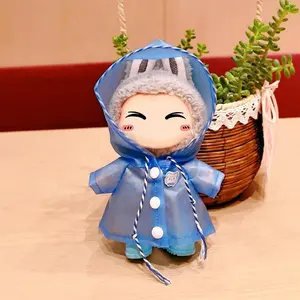 6.69inch Labubu Doll Clothes for buLabu with 3 Outfits - Stylish Fisherman Hat & Sweaters & Pants or skirt Set for 6.69inch Dolls, Adorable buLabu Accessories for Play & Display (Not Included shoes & Doll)