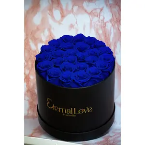Roses In A Round Box