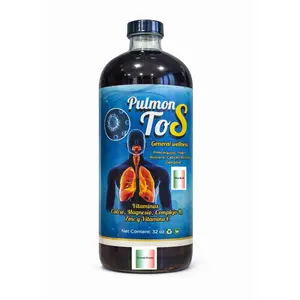 Pulmon Tos Antioxidants 32oz - Vitamin Enriched Formula with Calcium Magnesium Zinc & Vitamin C for Health Support