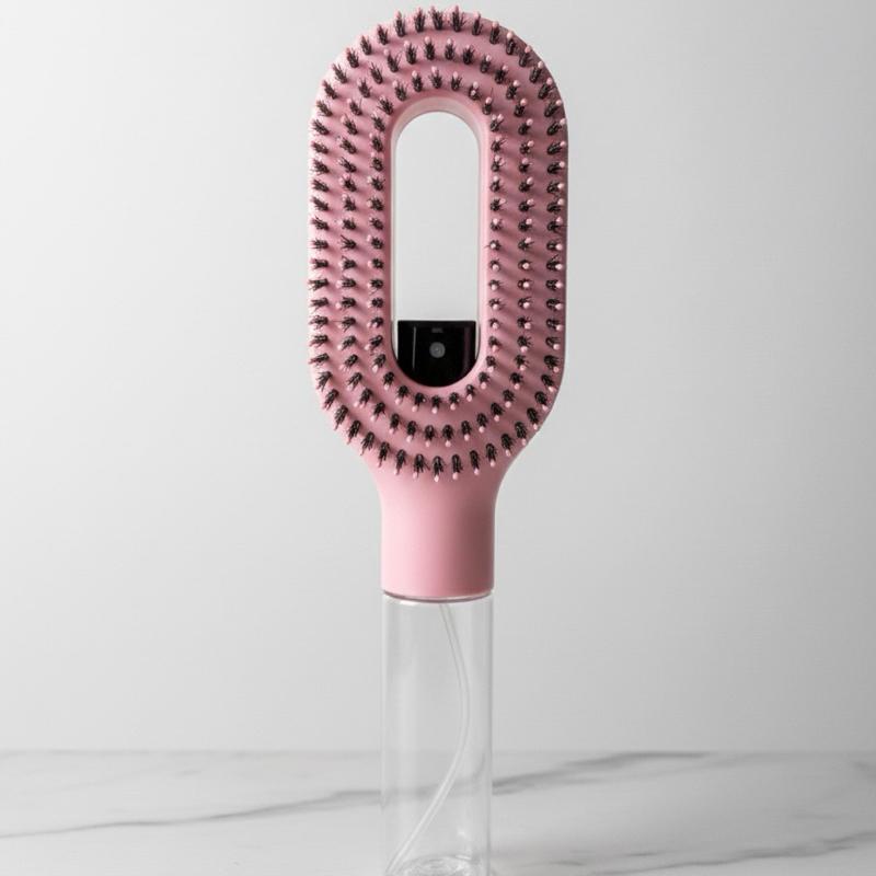 Holics Beauty AquaBrush Misting Hair Brush for Smooth and Shiny Hair Care