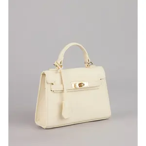Little Luxe Twist Lock Mini Satchel Bag