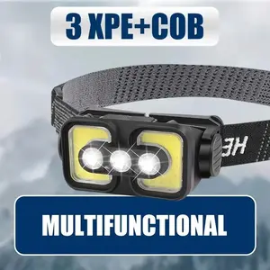 IPX6 Waterproof Head Torch with Hard Hat Clip | Versatile 1000 Lumens Flashlight for Outdoor Adventures & Emergencies