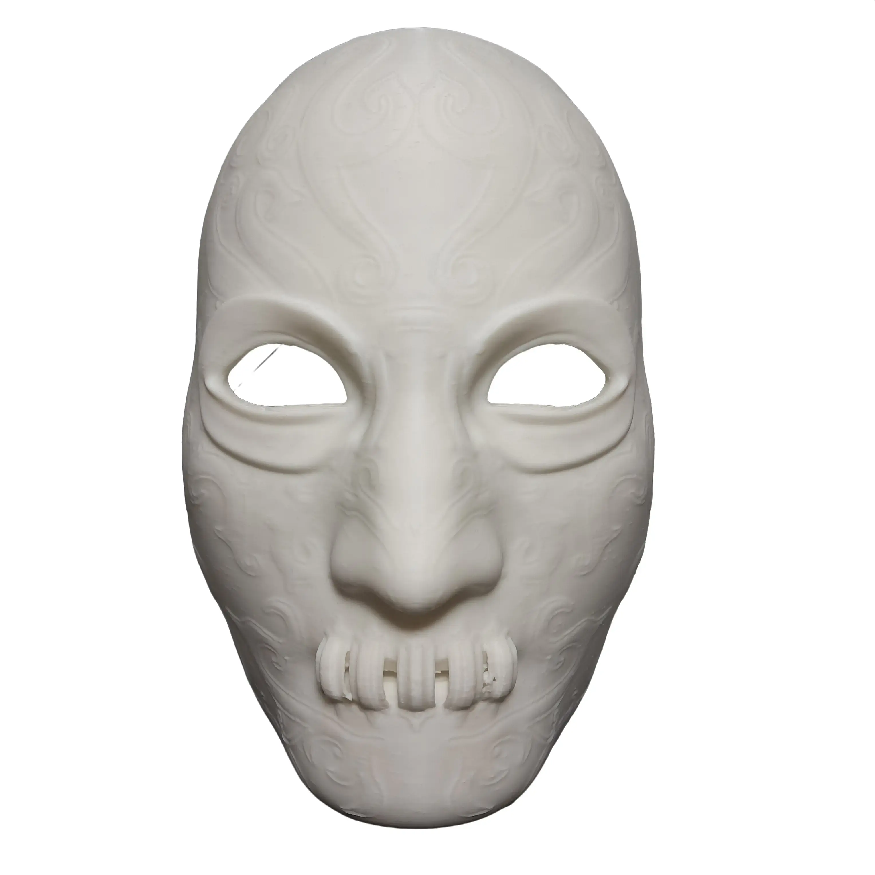 3D Printed Death Eater Cosplay Mask - Festive Costume Accessory for Halloween Parties, Home & Party Supplies Essential, Accessories