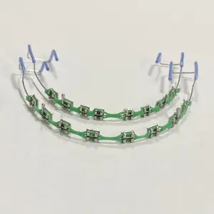 2025 Colorful Temporary Teeth Decorations |                   Cosplay Braces with Rubber Bands & Stainless Steel |                   Vibrant Party Ste for Halloween, Thanksgiving, Christmas |                   Durable, Easy-to-Use Beauty Retouching Gear M