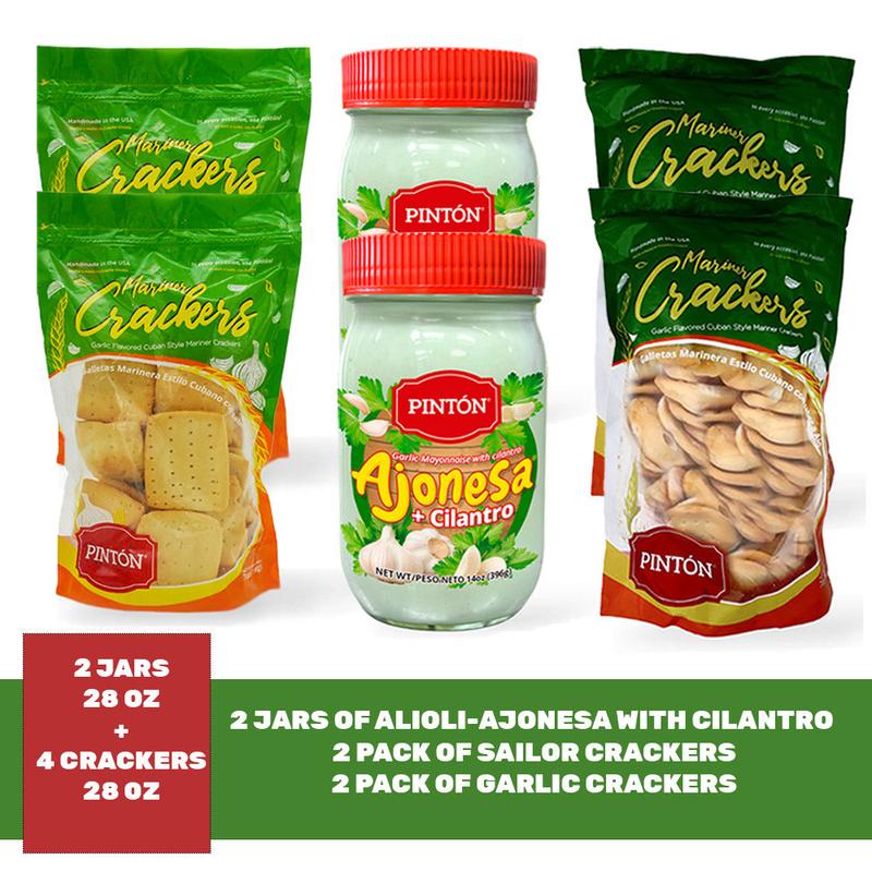 Pintón Triple Combo: Cuban Biscuits, Garlic Biscuits & Ajonesa con ...