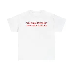 Swag not lore T-shirt graphic tee Streetwear