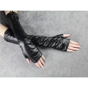 Zuriel Fingerless Gloves - Vegan Leather armwarmers