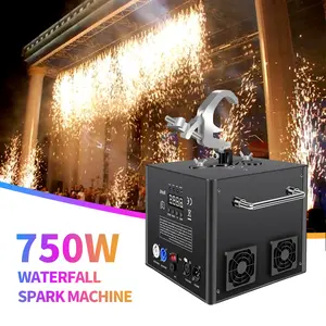 PAIDUN 750W Hanging Cold Spark Machine Waterfall Firework DMX Stage Effect 3.2-19.6 FT DJ Disco Wedding Event