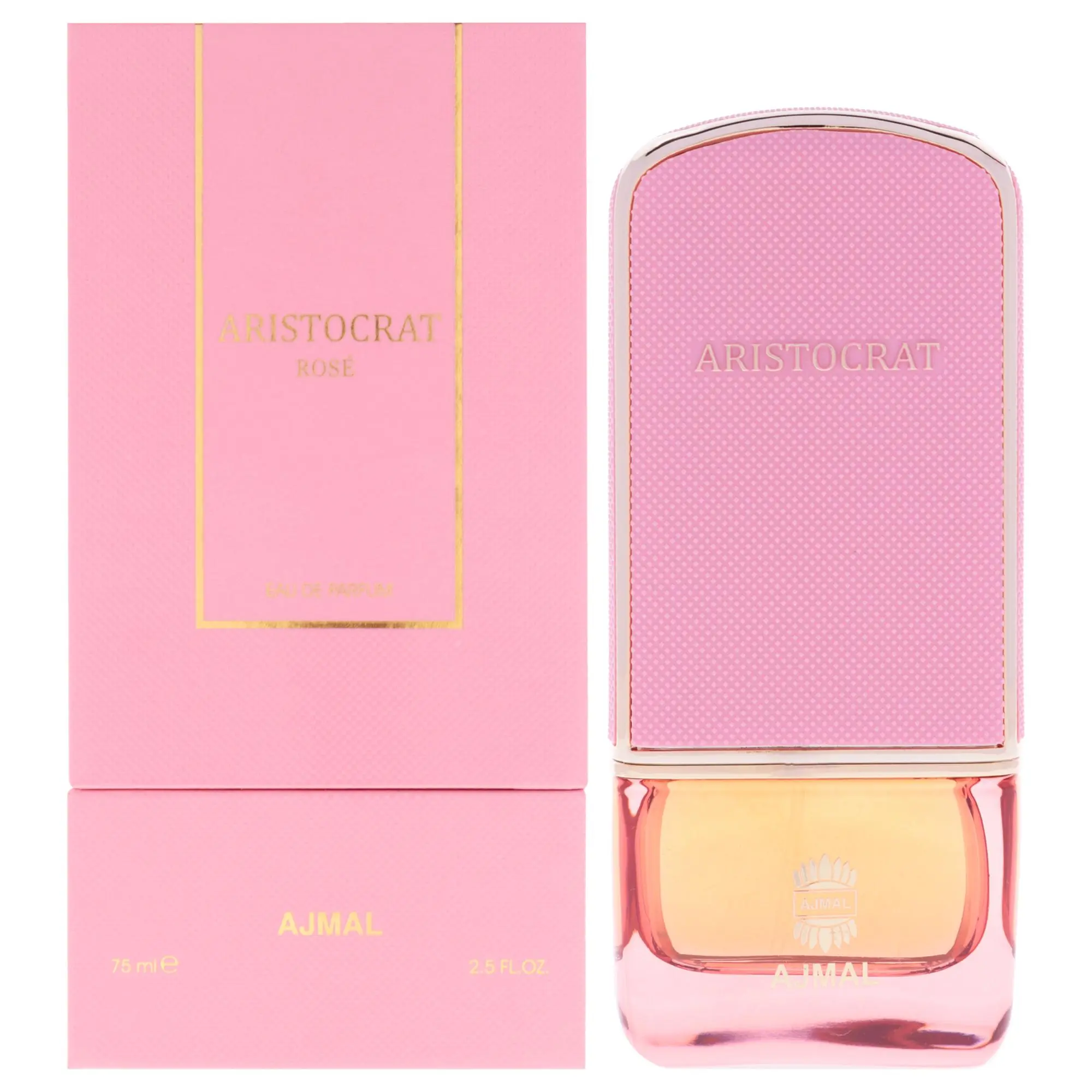 Ajmal Aristocrat - Rose Women's EDP Spray, 2.5 fl oz Spray Bottle, Daily Use Fragrance with Box