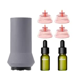 ZDEER 5-in-1 Electric Cupping Massager with Heat & Red Light Therapy, Smart Cupping Device with Dynamic Suction, 6 Suction & Heat Levels for Muscle Relaxation & Circulation, with 2×10ml Oils
