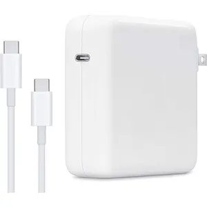 70W GaN USB C Charger Compatible with Mac Book Air 13" 15" M1 M2 M3 2018-2024 Mac Book Pro 13" 14" 16" M1 M2 M3 2020-2024, with 6.6FT USB C Cable as Fast as Original Quality