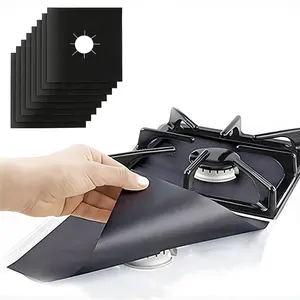 Gas Stove Burner Covers (10 Pack) - Extra Thick Non-Stick Reusable Stove Covers, Heat Resistant Gas Range Protectors, StoveTop Accessories to Keep Range Clean