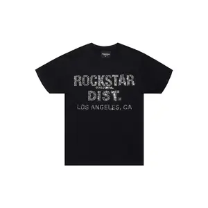 Shaleesha Black Rhinestone T-Shirt