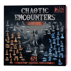 Underdusk Chaotic Encounters – 64 DnD Minis | 4 Boss Figures | Stat Blocks Included