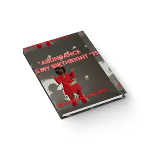 "Abundance is my Birthright" Journal - Ruled Line