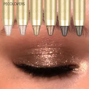 6pcs/set High-gloss Eye Shadow, Smooth Texture, High-gloss Eye Shadow, Suitable for A Variety of Makeup Looks, Waterproof and Long-lasting, Eye Makeup, Glitter Shimmer Eyeshadow