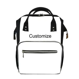 Customizable African Girl Element Backpack for Moms