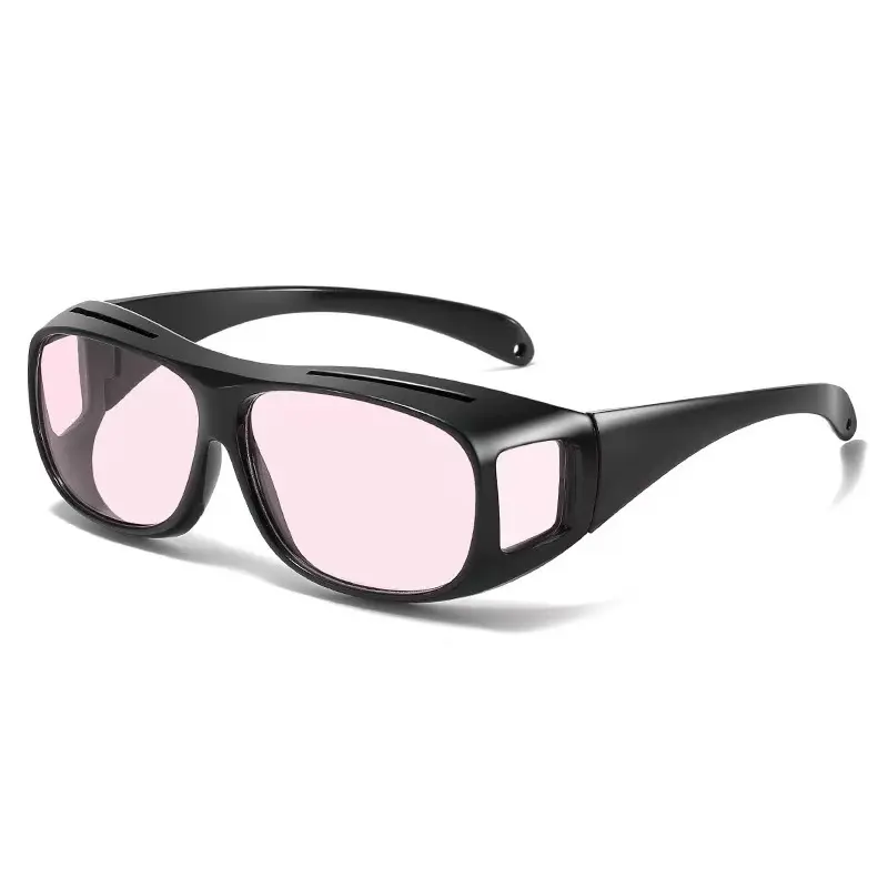 Black Frame Pink Lens