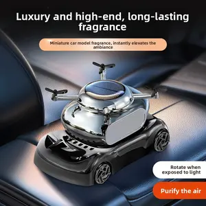 Solar-Powered Car Air Freshener, Quick-Refresh Accessory for Home Care & Vehicle Interiors
