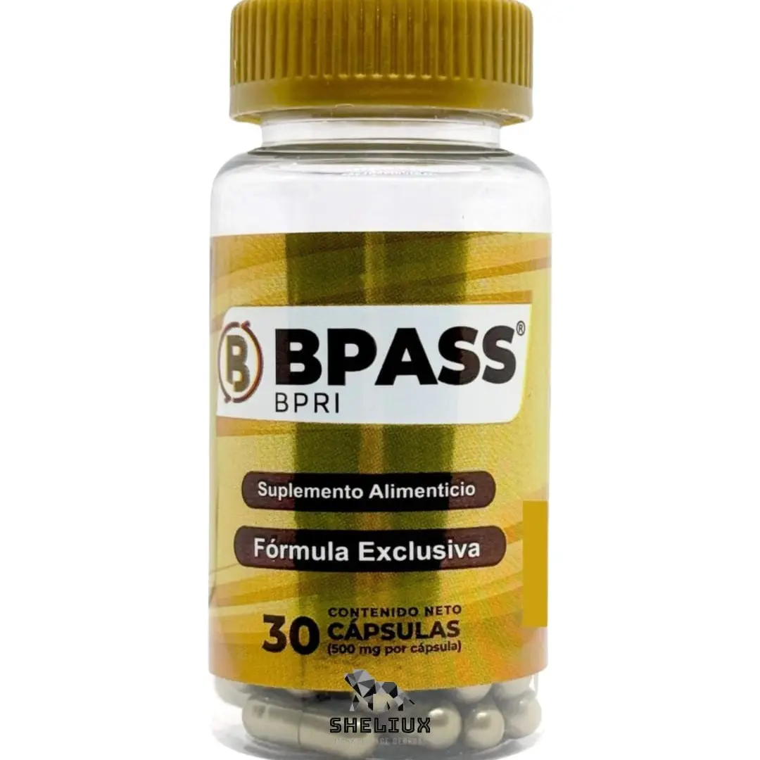 Bypass BPRI 30 Capsules Food Supplement Made in Mexico Organic Vegan with Natural Ingredients Supporting Healthy Metabolism - Healthcare