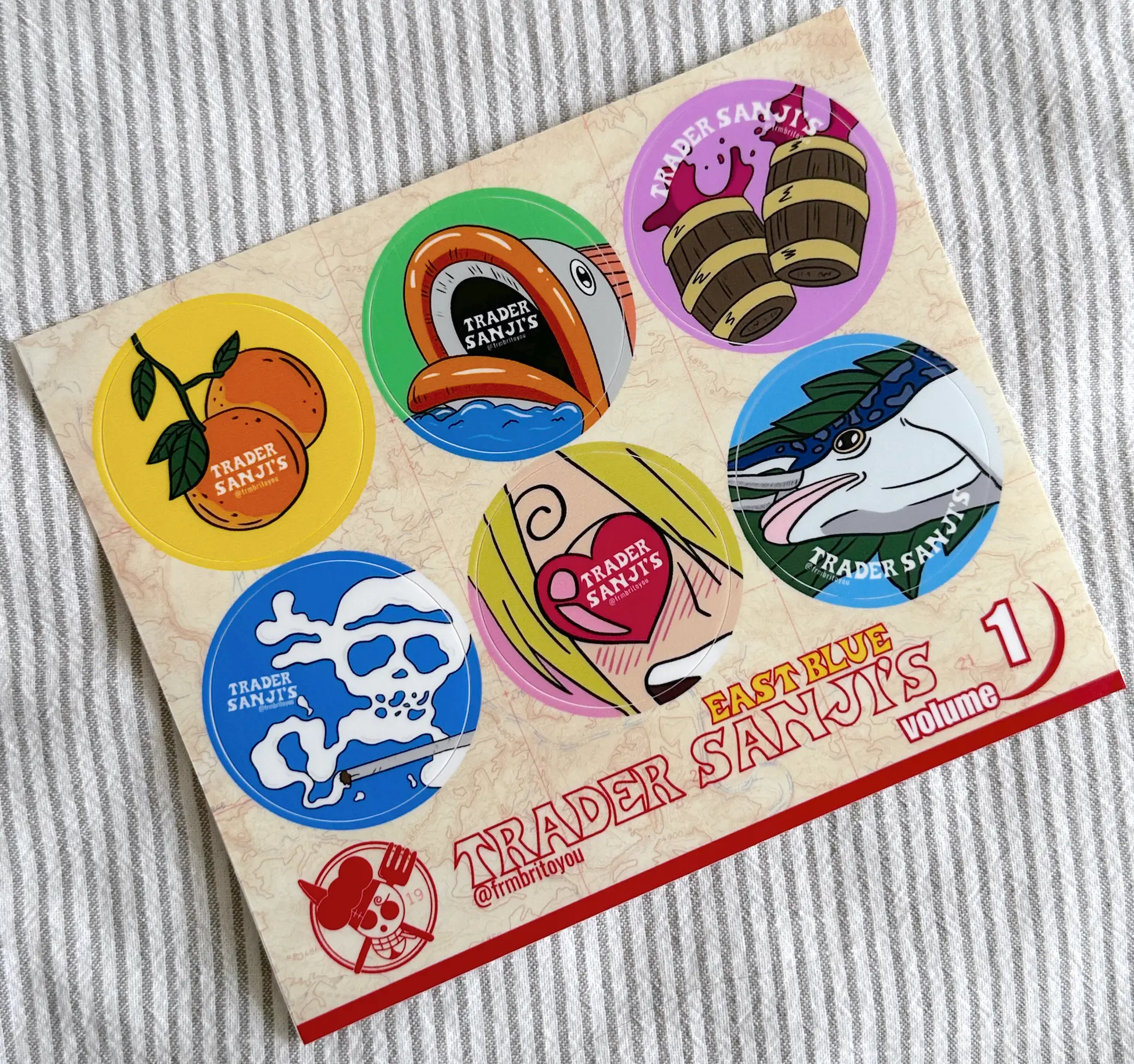 Trader Sanji's Sticker Sheet