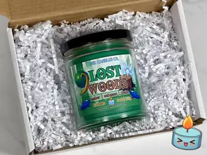 Lost Woods Candle | Hand Poured Vegan Wax Blend Candle | 9 oz, 4 oz, 2 oz Snap Bar