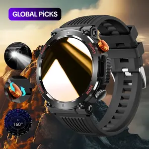1.46 Inch HD Screen Smartwatch, Multi-functional Wearable Outdoor Sports Fitness Tracker, Wireless Receiving & Calling Multi-sport Mode Pedometer, Waterproof Watch with LED Light for Android/iOS Men & Women #TOP PICKS