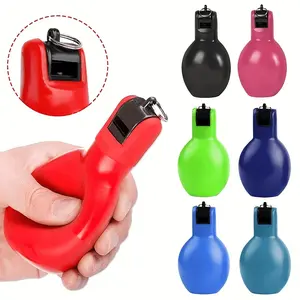 1pc Multipurpose Hand Squeeze Whistle - Ideal for Coaches, Teachers, Referees, and Survival Situations - Loud and Clear Sound