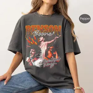 Comfort Colors Vintage Benson Boone Shirt, Benson Boone Concert Shirt, Benson Boone Merch, America Heart Tour Shirt, Benson Tour Shirt