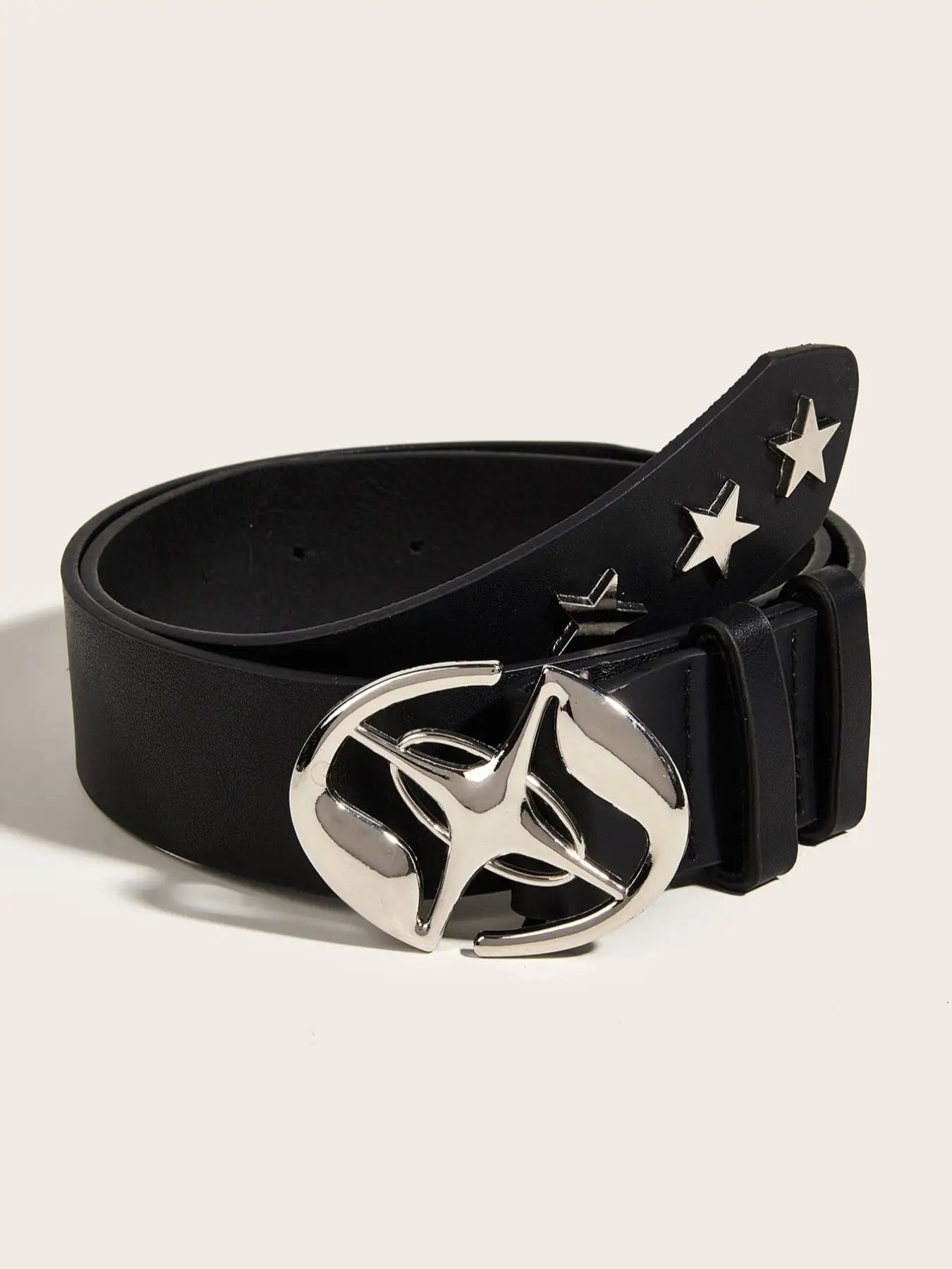 1 Piece Fashion Star Decorated Pu Leather Belt for Women & Girls, Casual Waistband for Jeans & Trousers for Daily Wear, Fashion Belt for Party, Daily