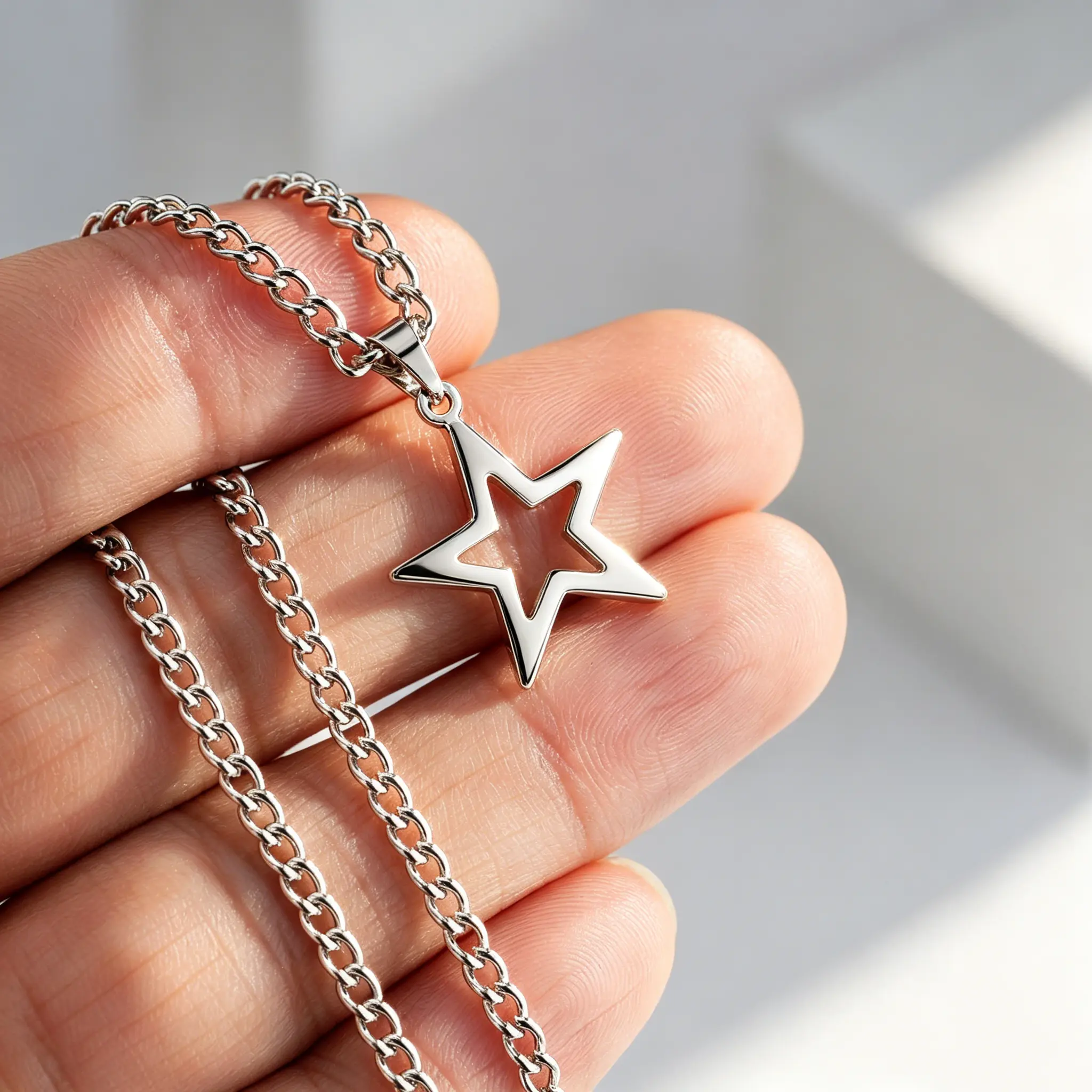 Titanium Star Y2K Necklace Titanium Star Y2K Necklace