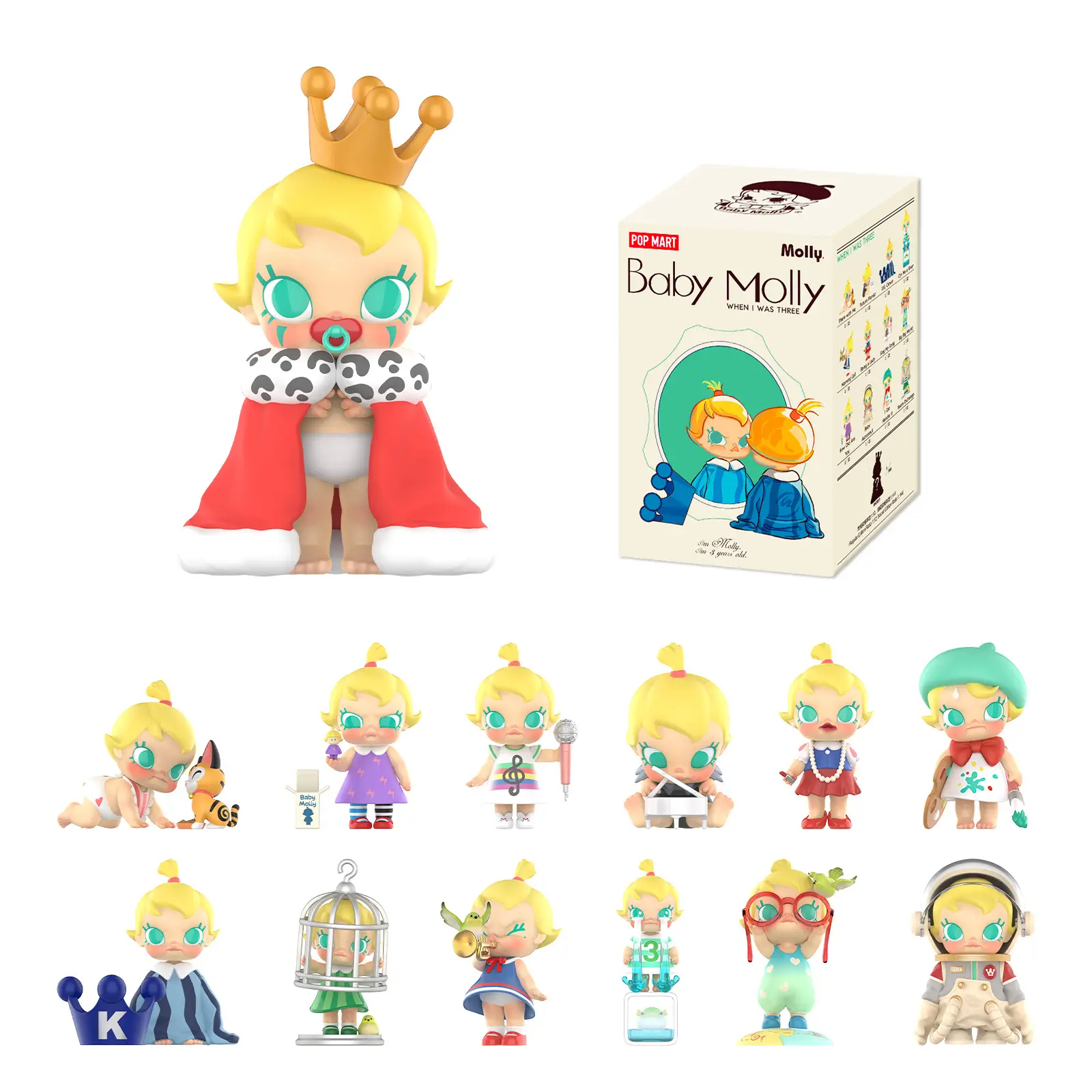 Baby Molly When I was Three!Series Figures, Blind Box, Mystery Box