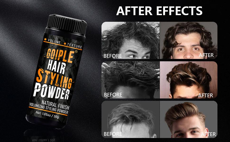 3Counts Hair Styling Powder 1.05oz Natural Look Styling for Men Volumizing & Texturizing Powder Flexible Hold Easy to Apply Texture with No Oil/Greasy/Residue 3Counts Hair Styling Powder 1.05oz Natural Look Styling for Men Volumizing & Texturizing Powder Flexible Hold Easy to Apply Texture with No Oil/Greasy/Residue