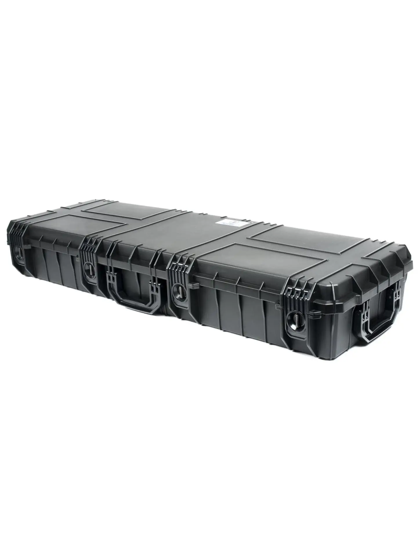 Seahorse 1530 Crush-Resistant Protective Foam Case - Black, 22 lbs, 6.8" H x 16.7" W x 46.6" L, Airline-Approved Portable Storage for Valuable Items, Automatic Pressure Purge System, Waterproof, Wide Track Wheels