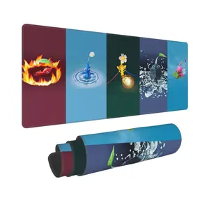 Cute Adventure Mouse Pad Featuring Pikmin – Oversized 11.8x31.5 in Non-Slip Desk Mat for Gaming & Work