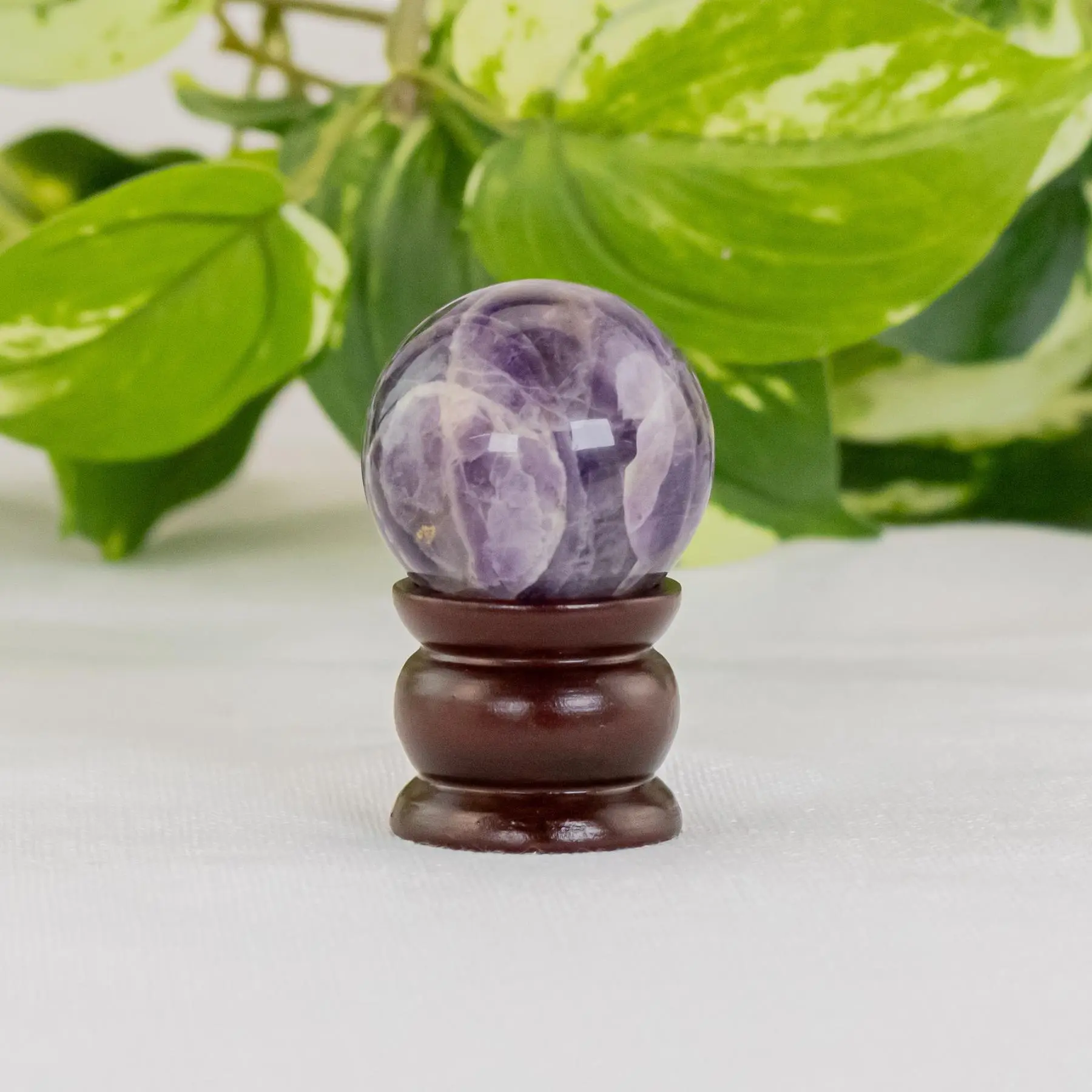 Down to Earth Wood Sphere Holder