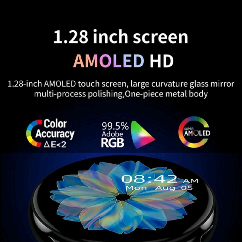 1.28 Inch Touch Screen Waterproof Smart Watch with Replacement Band, Bluetooth- Smart Watch, Multifunction Sports Fitness Tracker Smartwatch for iOS & Android Phone  for Stylish Wear