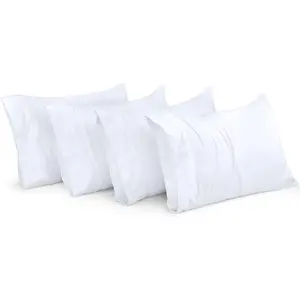 Utopia Bedding Queen Pillow Cases - Pack of 4 - Envelope Closure - Soft Brushed Microfiber Fabric - Shrinkage and Fade Resistant Pillow Covers Queen Size 20 X 30 Inches (Queen, White) Utopia Bedding